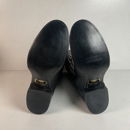Vintage Panhandle Slim Teju Lizard Cowboy Boots 11 D Hand Crafted Original Box