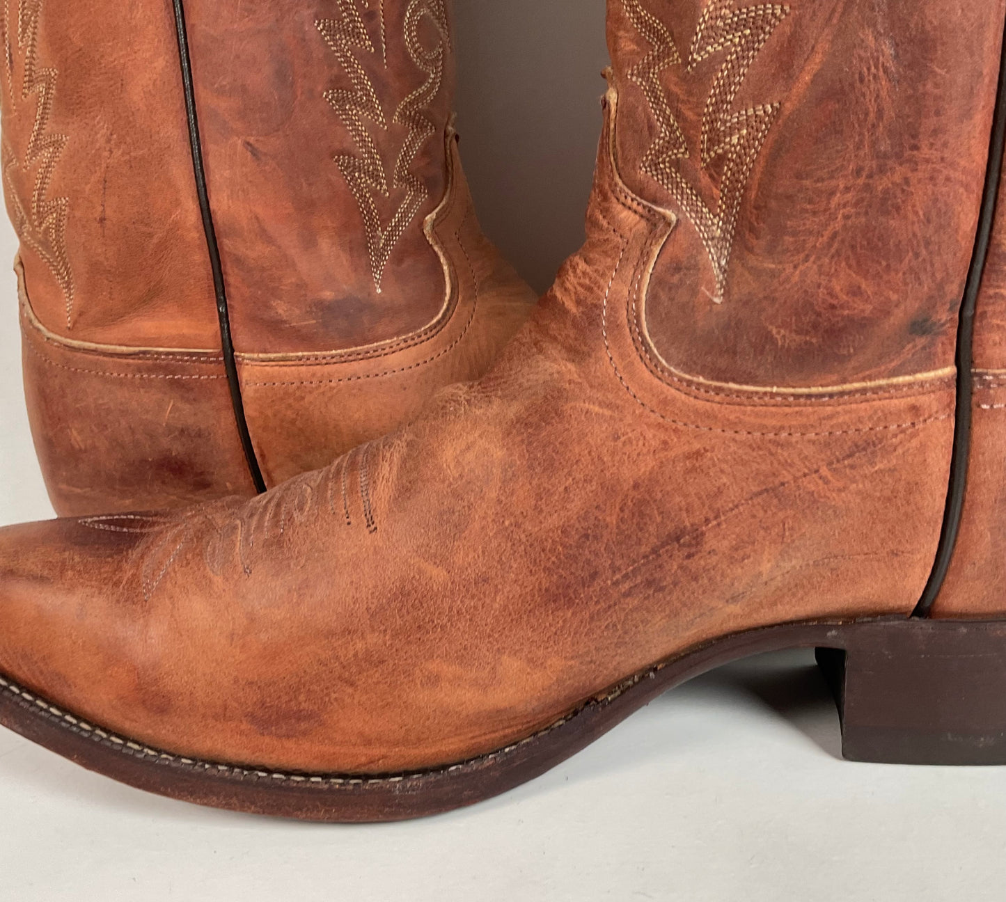 Vintage Justin Bay Apache Cowboy Boots | USA Made | Men’s 13 D