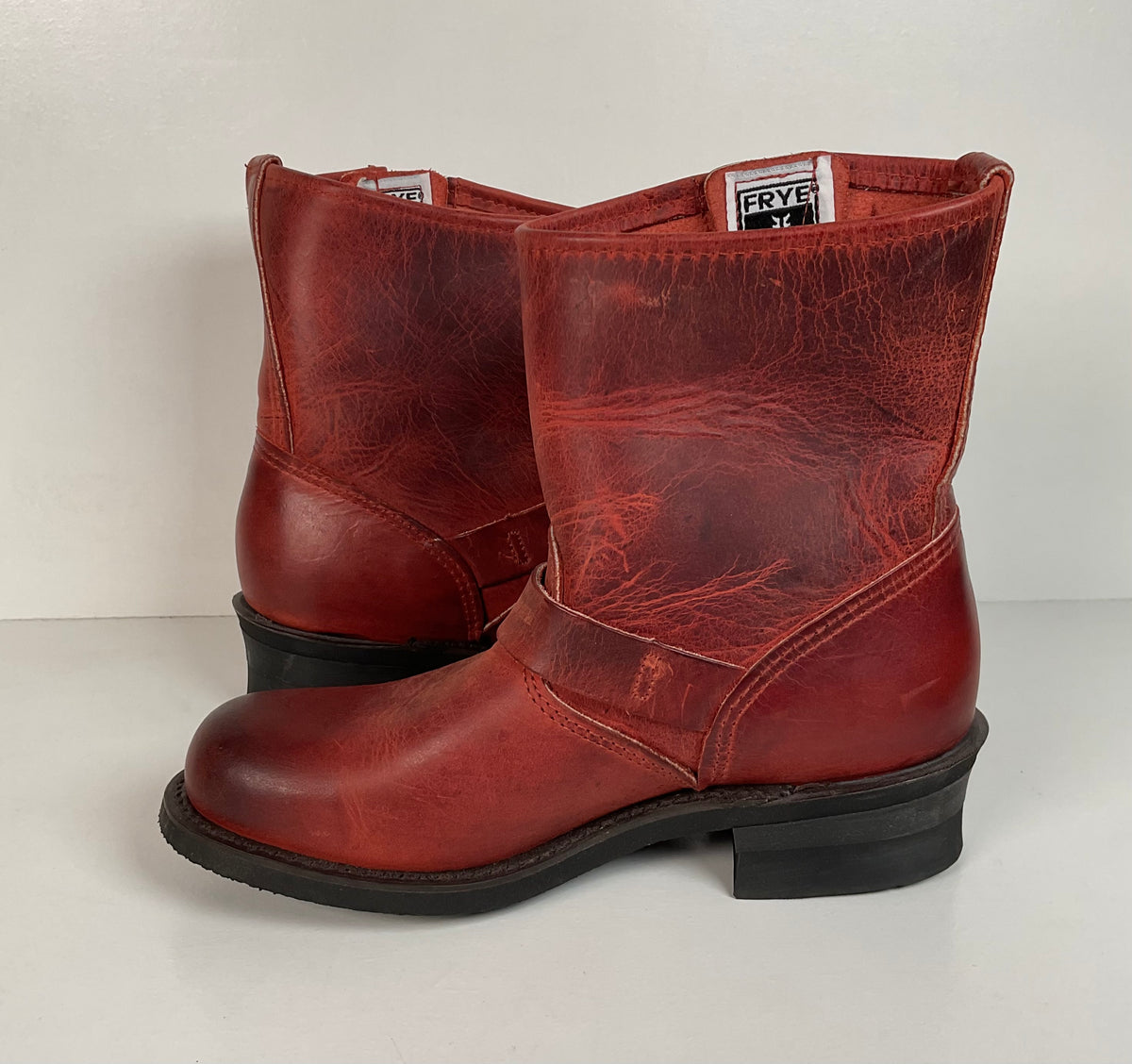 Frye 8 R Engineer Boots | USA Made | Retired Redwood | Women’s 7.5 M