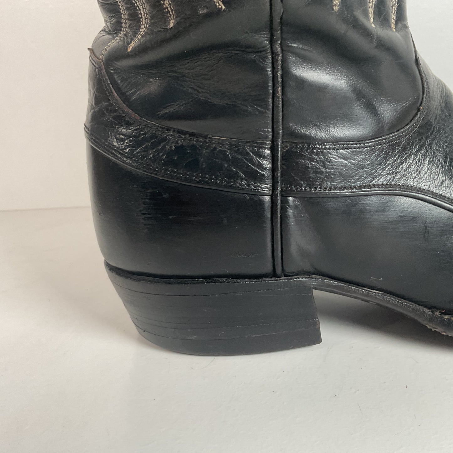 Vintage Justin Algonquin Toe Cowboy Boots | 1960s-1970s | Men’s 8.5 D