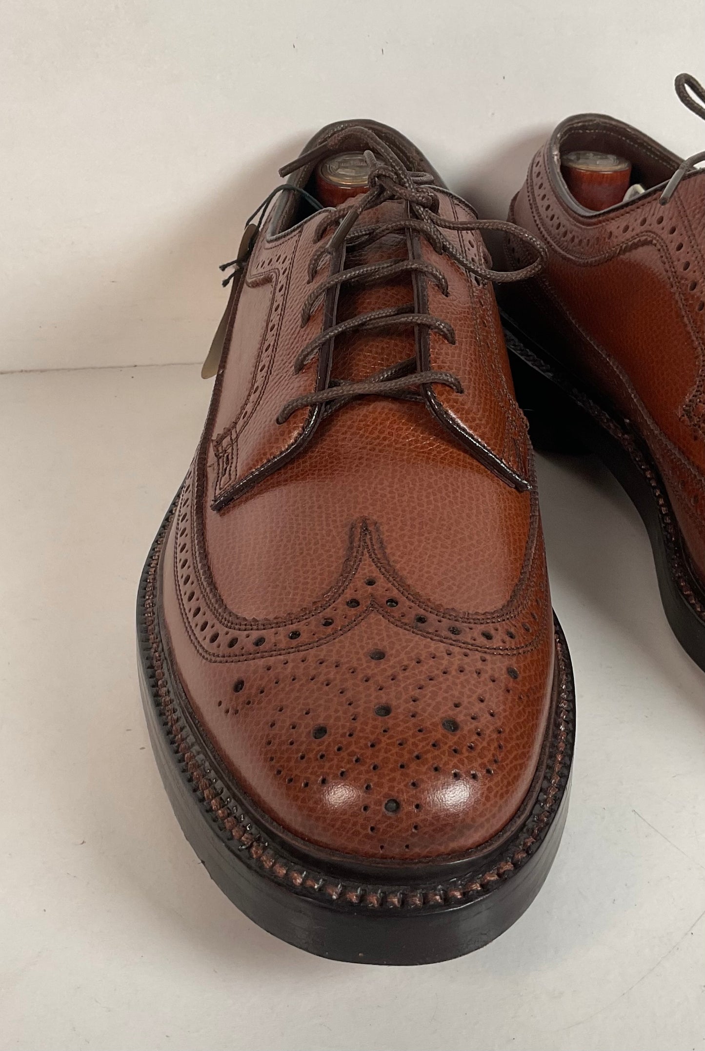 Vintage Florsheim Imperial Longwing Derby Loafers | V-Cleat | 93602 | Narrow | Men’s 9 C