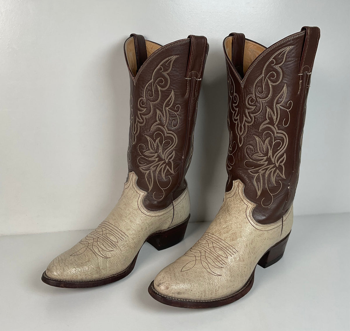 Vintage Justin Exotic Antelope Cowboy Boots | USA Made | Men’s 8 D
