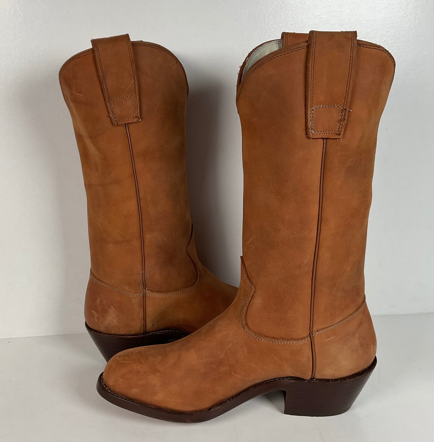 Stewart Fine Handmade Cowboy Boots | Nubuck | Custom | Men’s 6 EE | Women’s ￼7