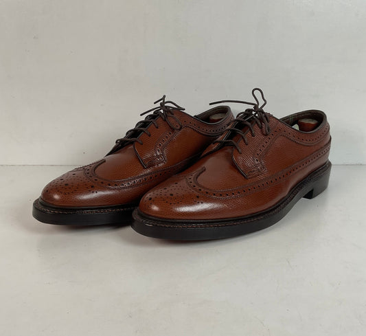 Vintage Florsheim Imperial Longwing Derby Loafers | V-Cleat | 93602 | Narrow | Men’s 9 C