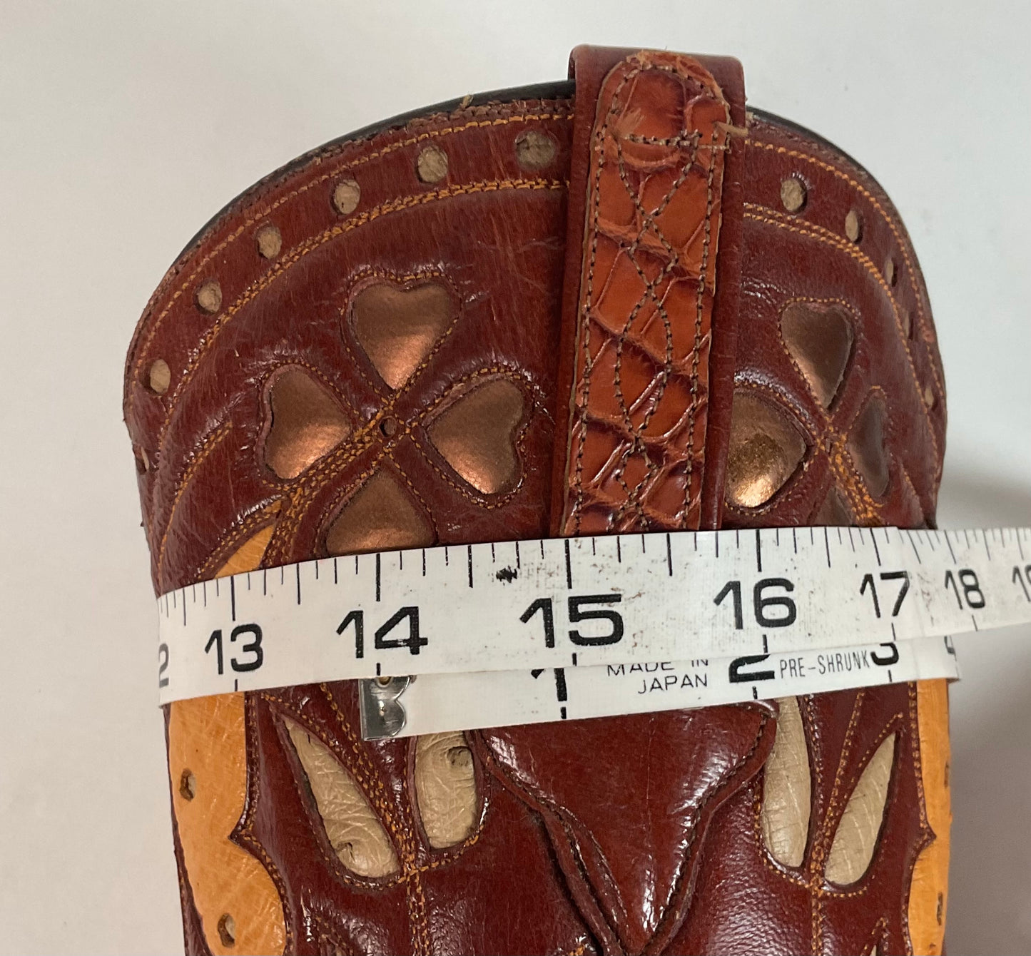 Cuadra Alligator Tail Cowgirl Boots | Butterfly Inlay | Men’s 7 | Women’s 8