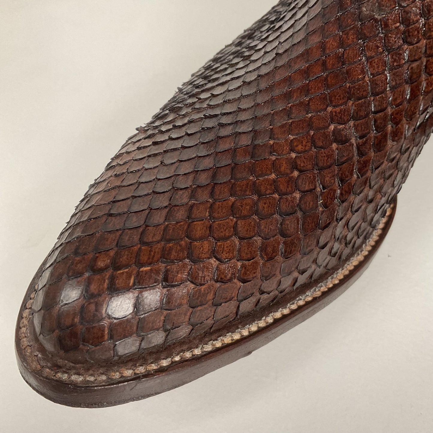 Vintage Anaconda Snakeskin Cowboy Boots | Exotic | Mex 29 | US 11
