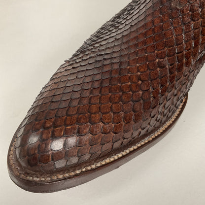 Vintage Anaconda Snakeskin Cowboy Boots | Exotic | Mex 29 | US 11