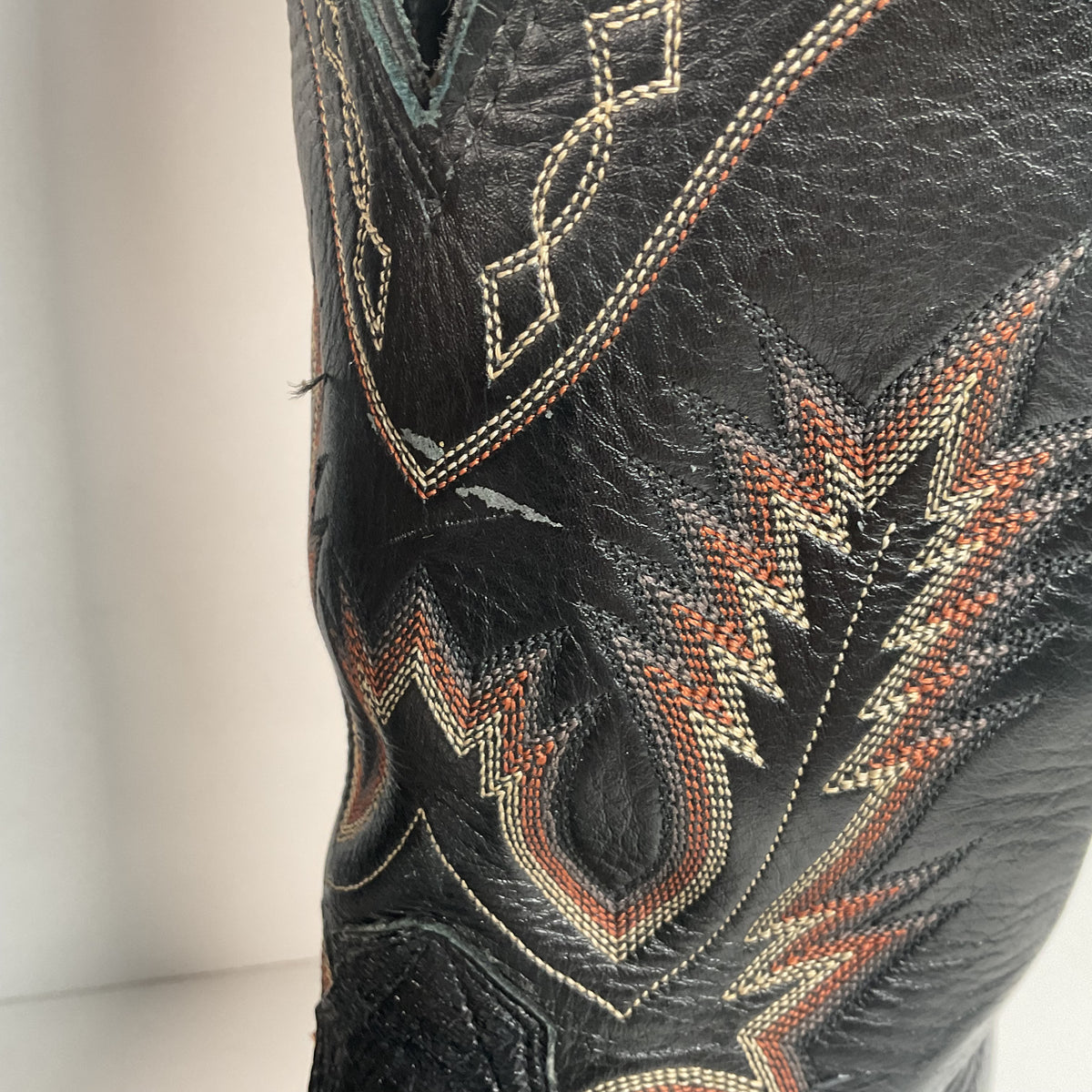 Larry Mahan Smooth Ostrich Roper Boots | Exotic | Crepe Sole | Men’s 13 D