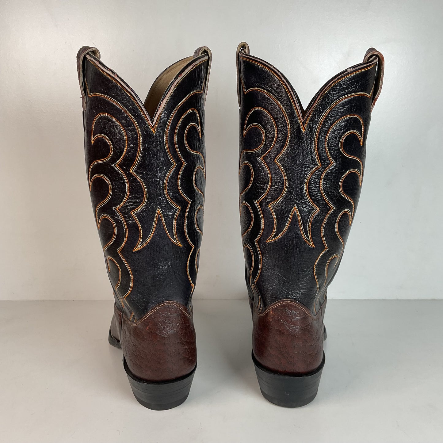 Vintage 1960s Exotic Hyer Cowboy Boots Men’s 11 A (Narrow) Deadstock
