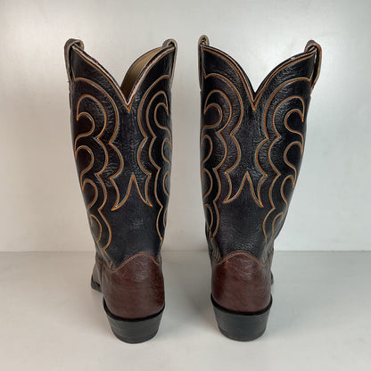Vintage 1960s Exotic Hyer Cowboy Boots Men’s 11 A (Narrow) Deadstock