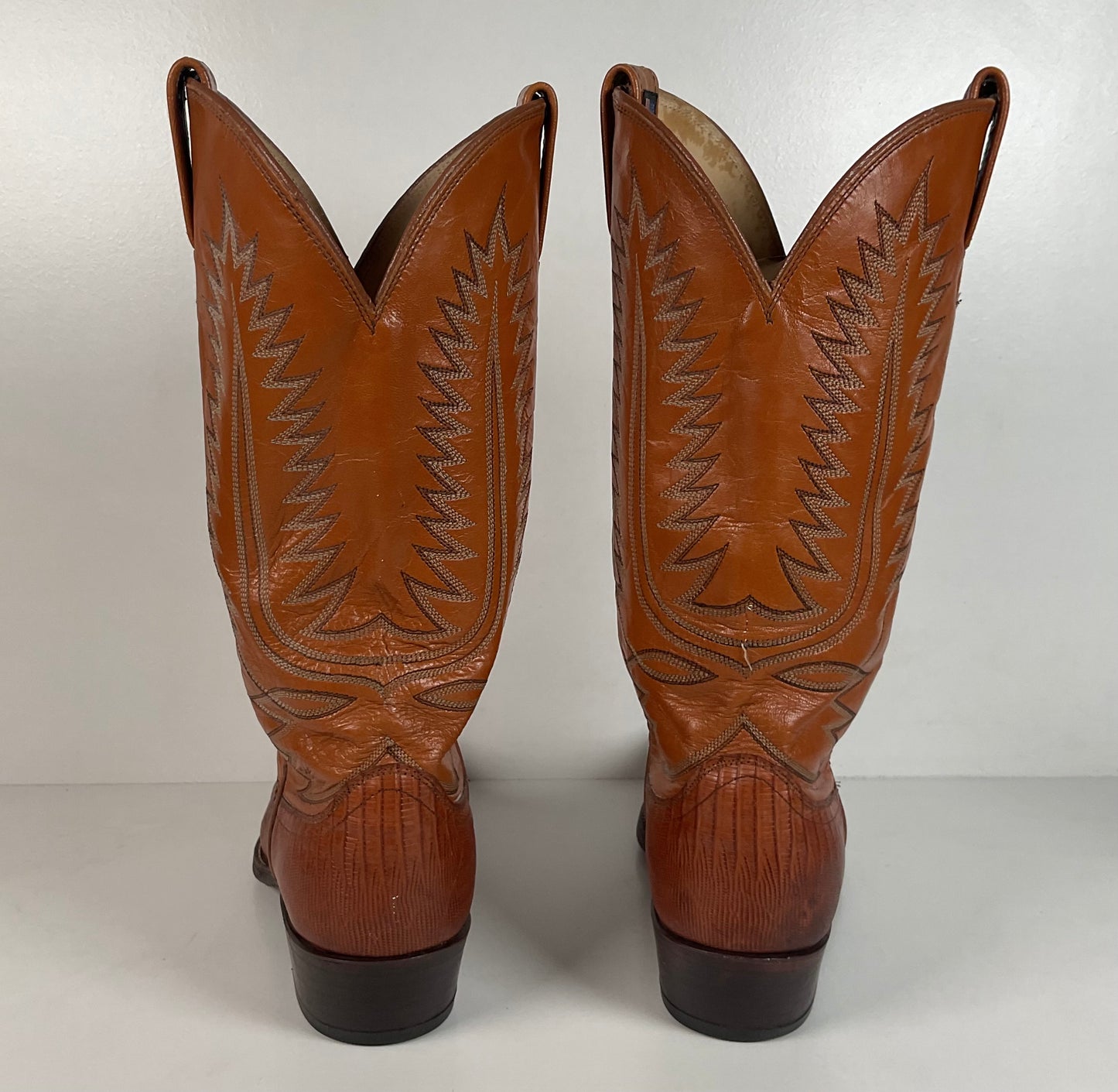 Vintage Dan Post Teju Lizard Cowboy Boots | USA Made | Men’s 10.5