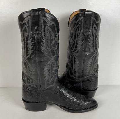 Texas Imperial Snakeskin Cowboy Boots | USA Made | Python | Set of (2) | 9.5 D