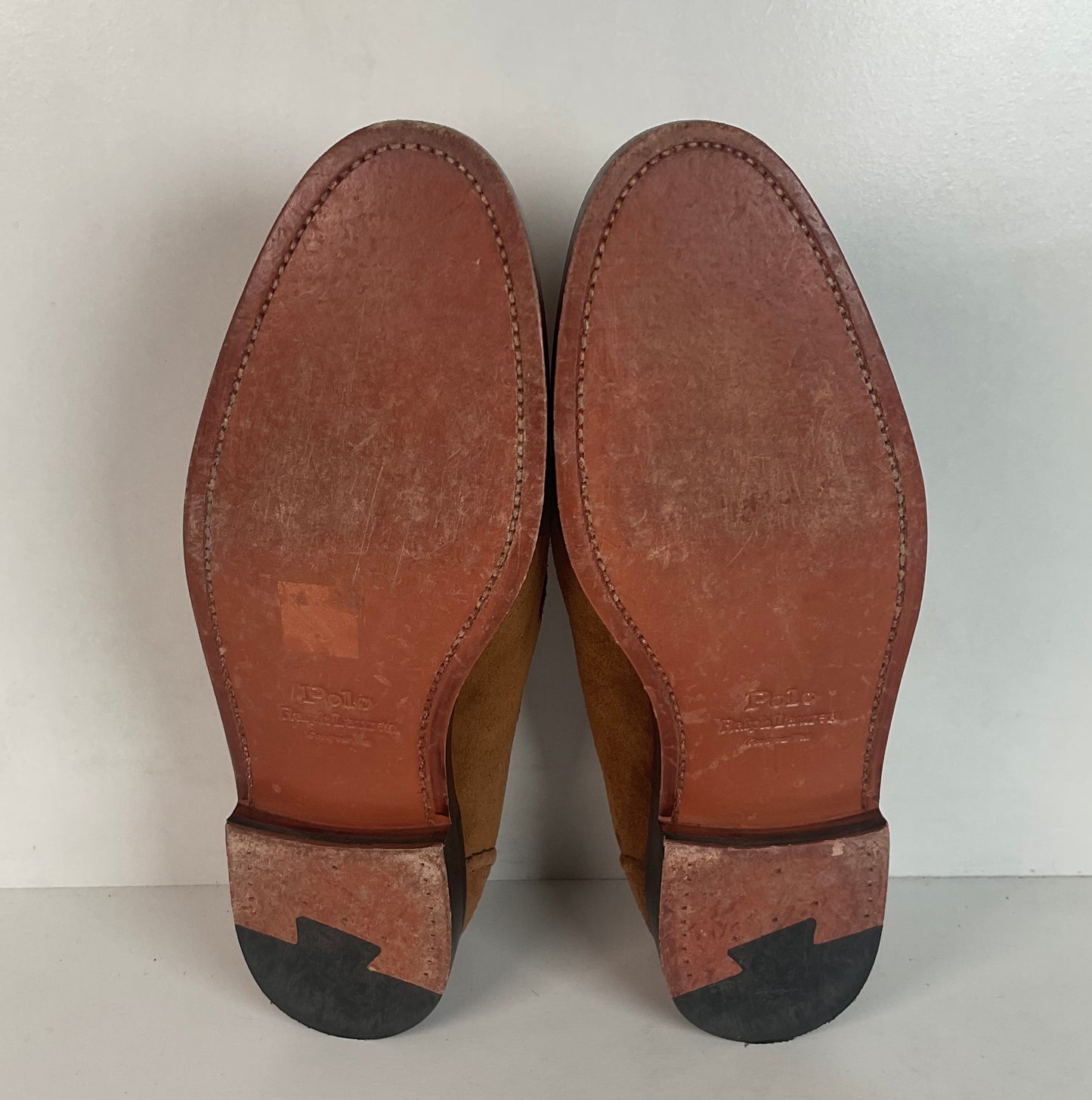 Polo Ralph Lauren Suede Tassel Loafers Men’s 9 D Goodyear Welted