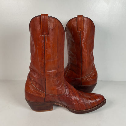 Full Eel Skin Cowboy Boots | Lee Shoes Custom | Exotic | Men’s 11