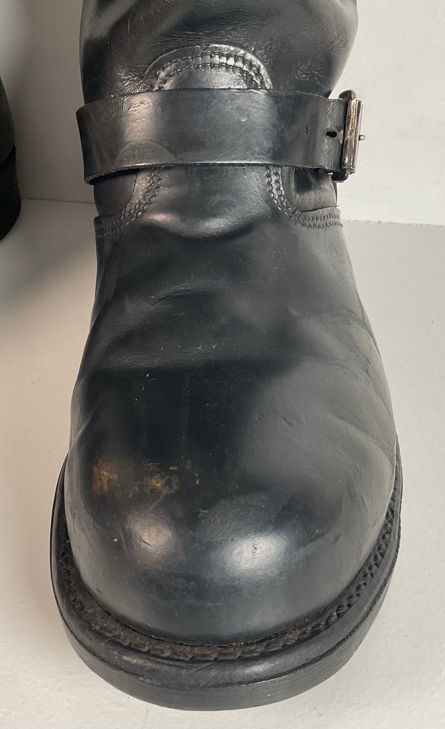 Vintage Harley Davidson Motorcycle Boots 11 Tall Steel Toe Engineer USA Made