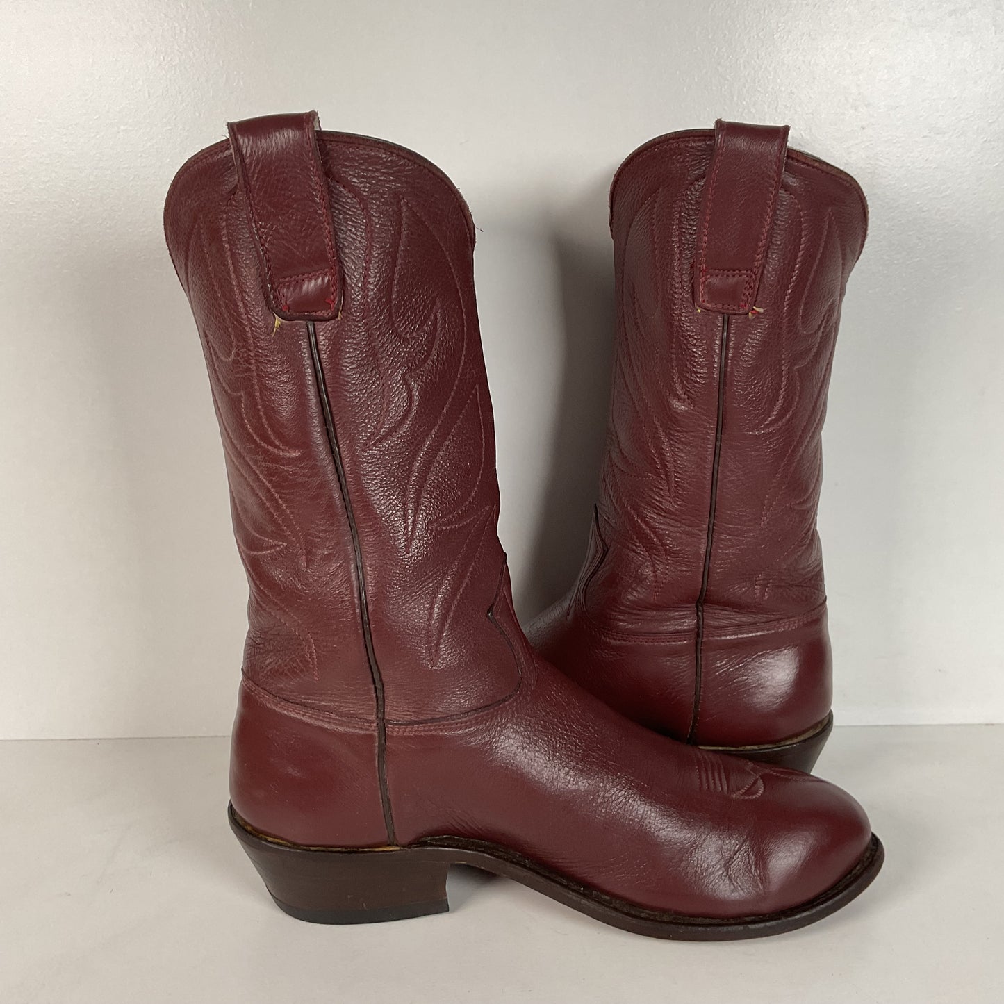 Stewart Fine Handmade Cowboy Boots | Custom | Set of (2) | Deertan | Men’s 9.5
