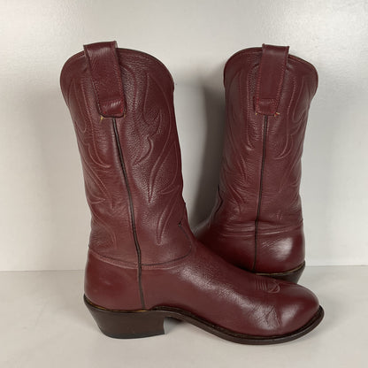 Stewart Fine Handmade Cowboy Boots | Custom | Set of (2) | Deertan | Men’s 9.5