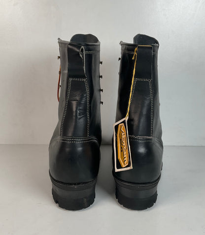 Vintage Herman Santa Rosa Packer Boots 10.5 W USA Made Soft Toe Quabaug Vibram