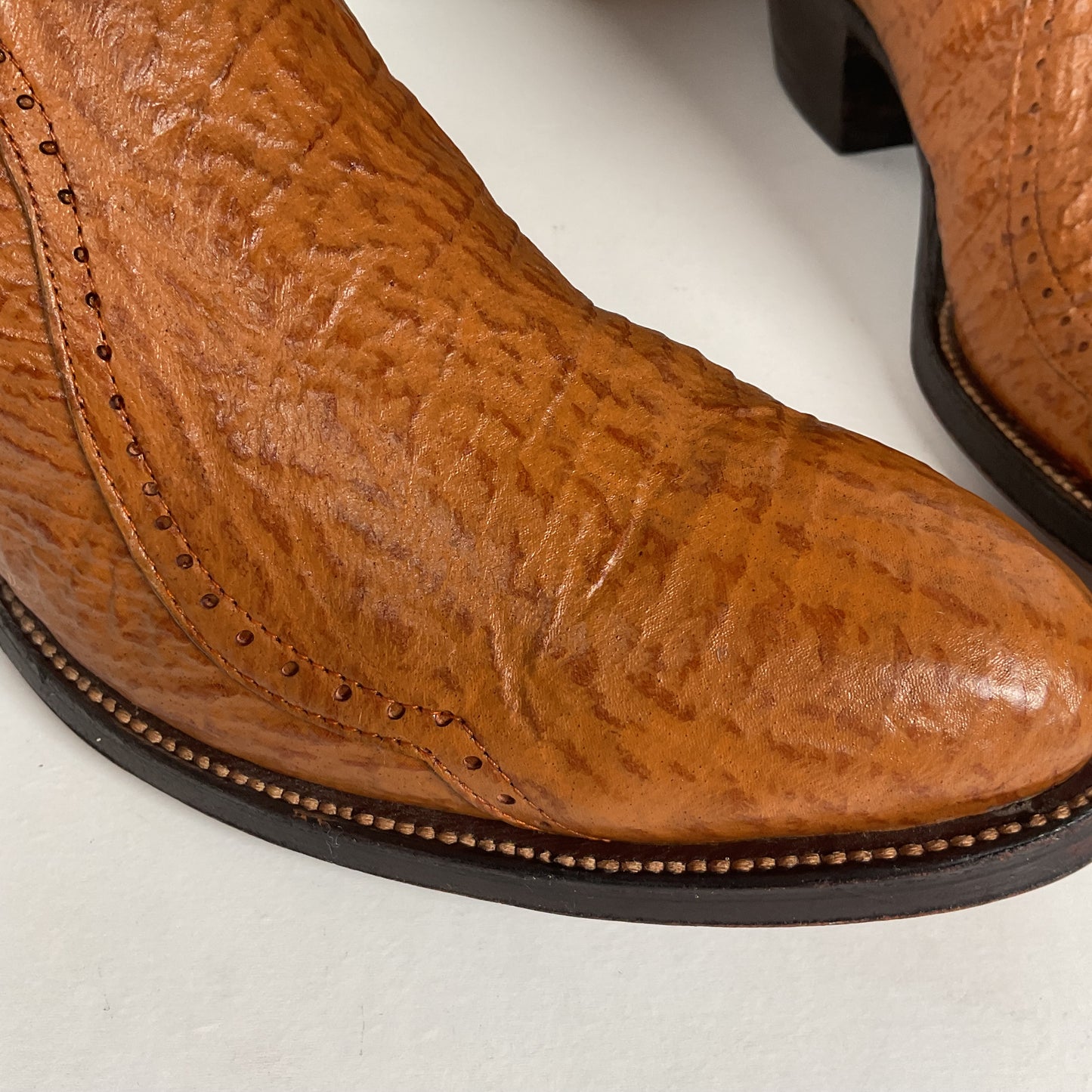 Vintage Shark Skin Cowboy Boots | Exotic | Men’s 9 D