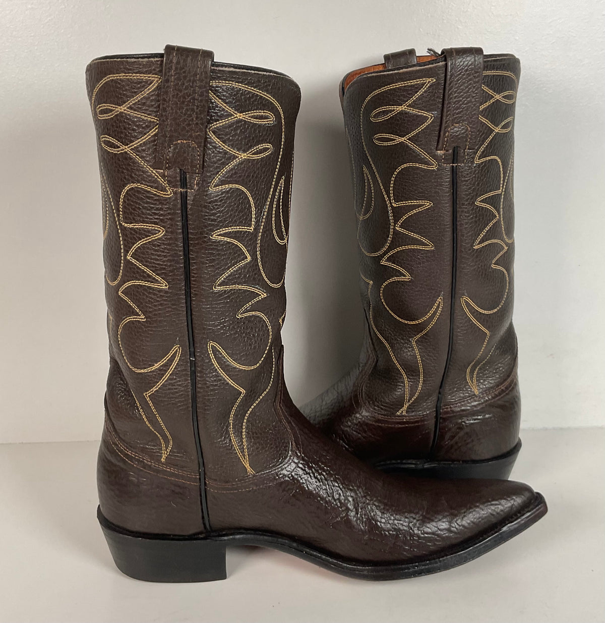 Vintage Acme Cowboy Boots | 1960s | Brown | Narrow | Men’s 8 | Women’s 9