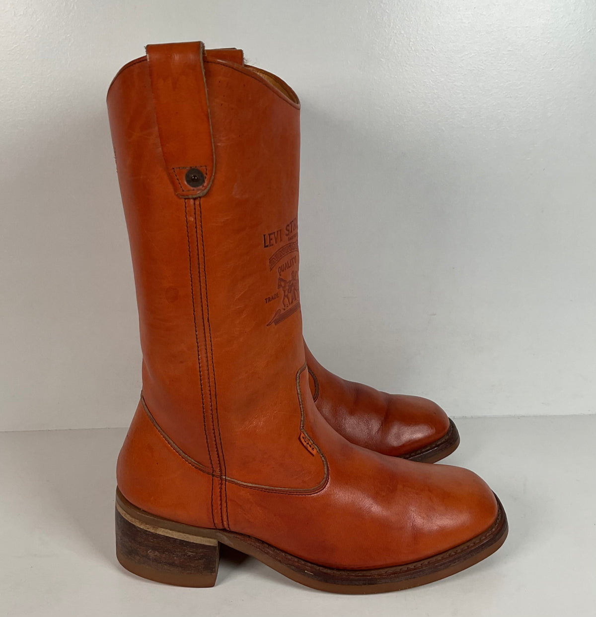 Vintage Levi’s Campus Western Boots | Chunky | USA Made | Men’s 8.5 M