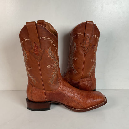 Lucchese for Resistol Ranch Ostrich Leg Roper Boots Men’s 10 B Exotic