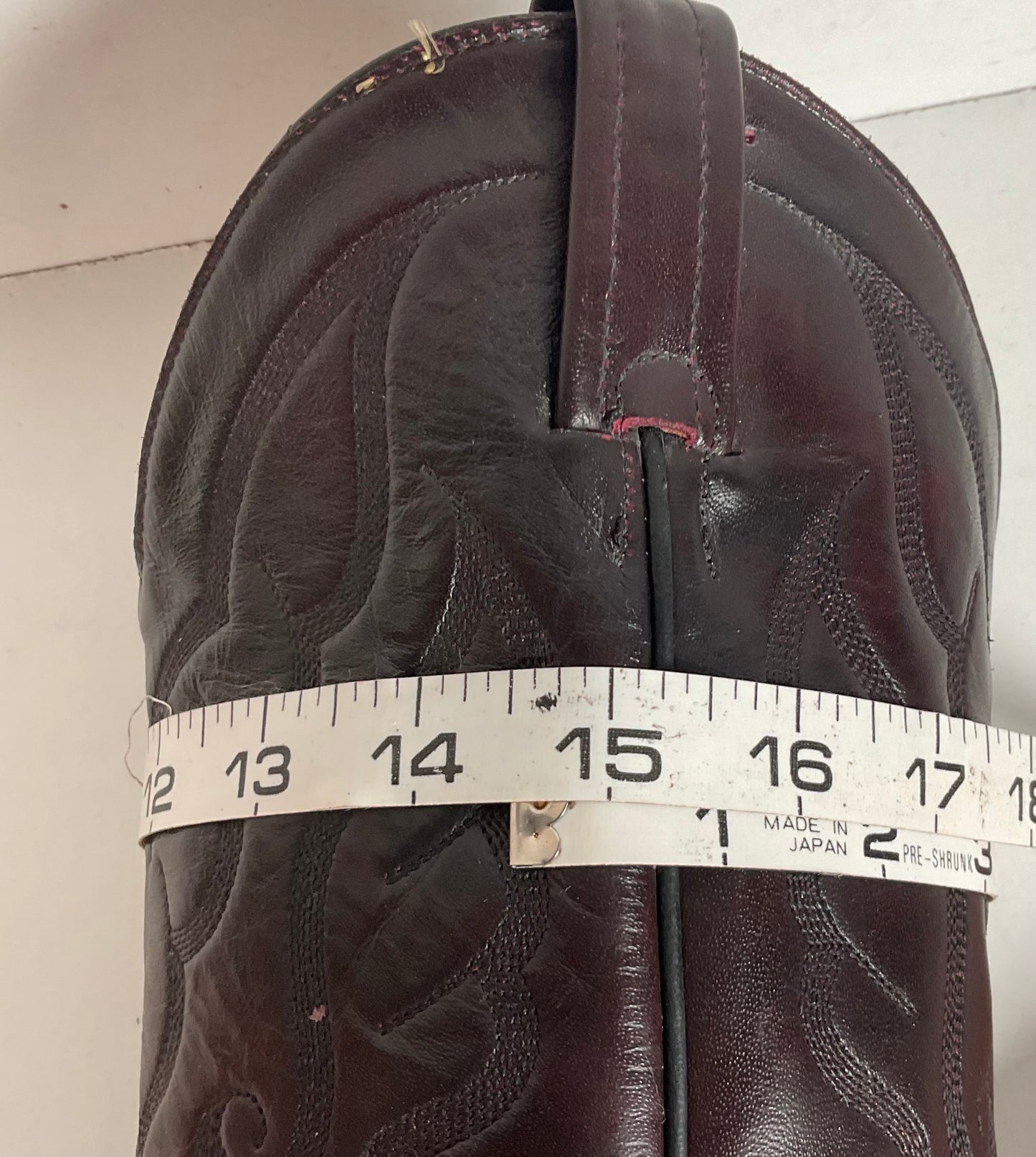 Vintage Tony Lama Cowboy Boots Men’s 9.5 D Black Cherry