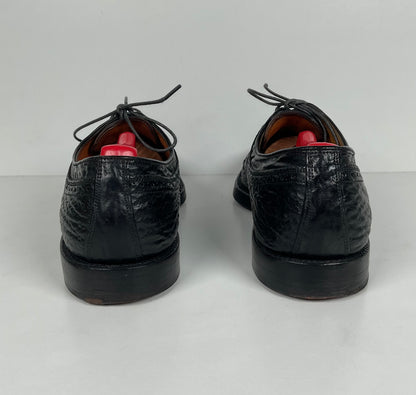 Vintage Florsheim Imperial Derby Shoes | Kenmoor | Exotic Shark | Men’s 8 C