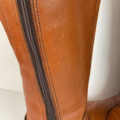 Vintage Women’s Dexter Chunky Harness Boots 11 M USA Made Campus