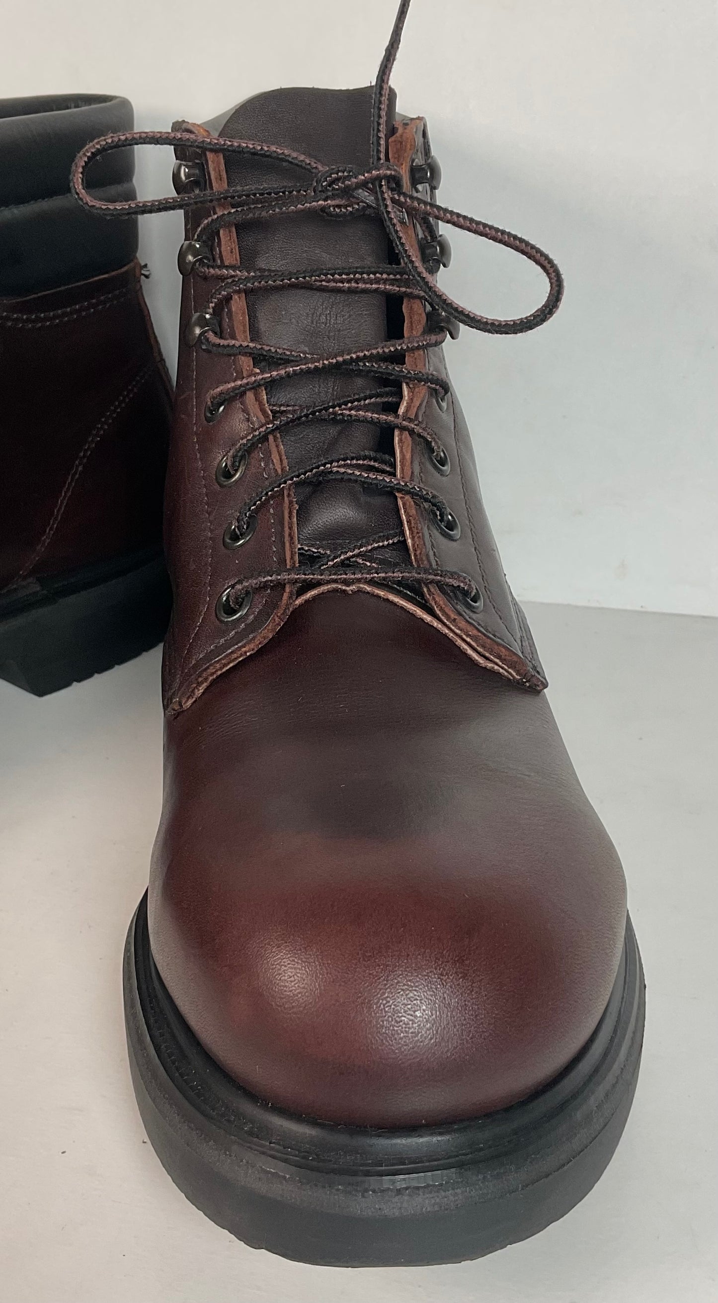Vintage Red Wing Brown Leather Steel Toe Work Boots 12 B Style 2245 USA Made