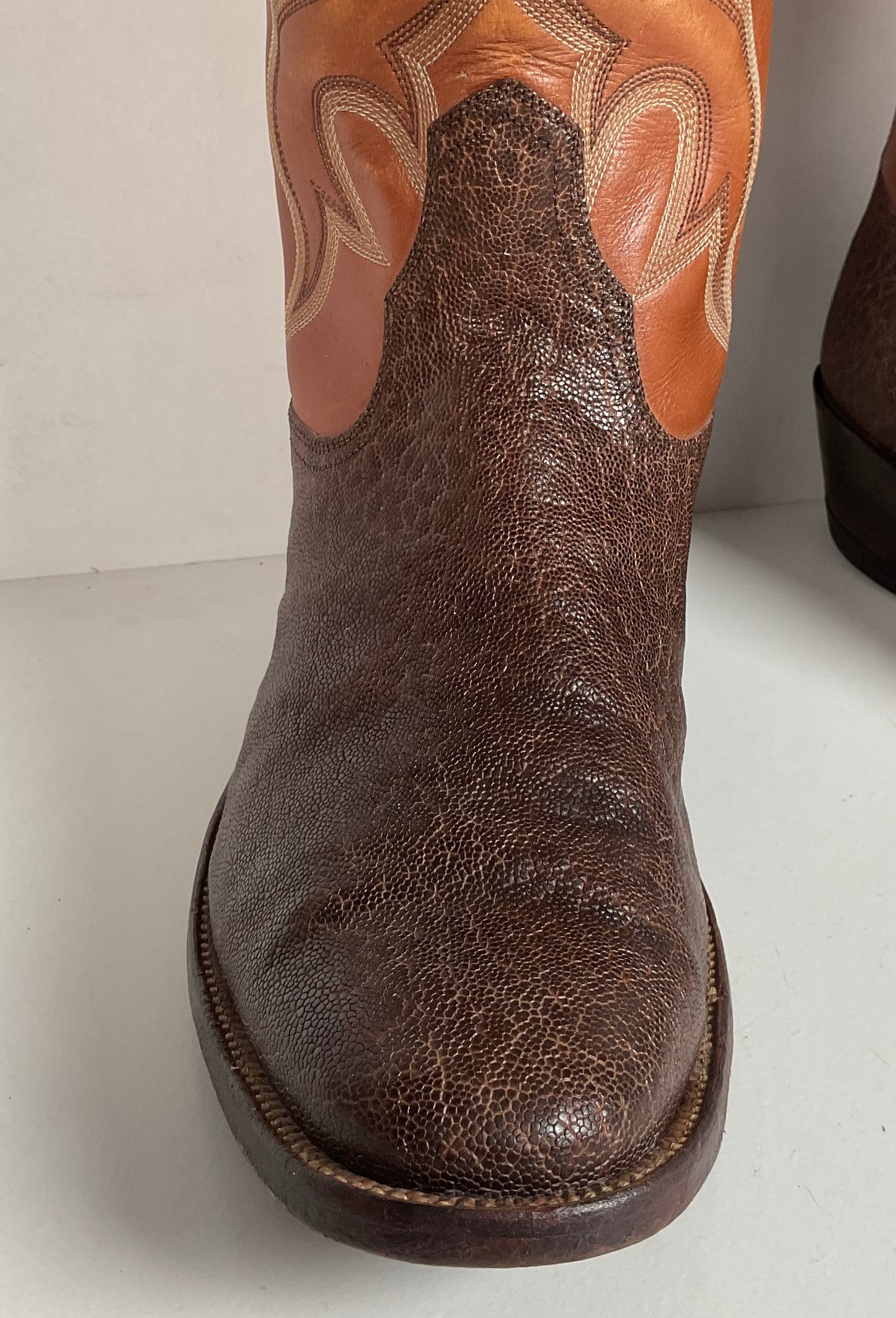 Vintage Rios of Raymondville Elephant Cowboy Boots | Exotic | Wide | Men’s 11