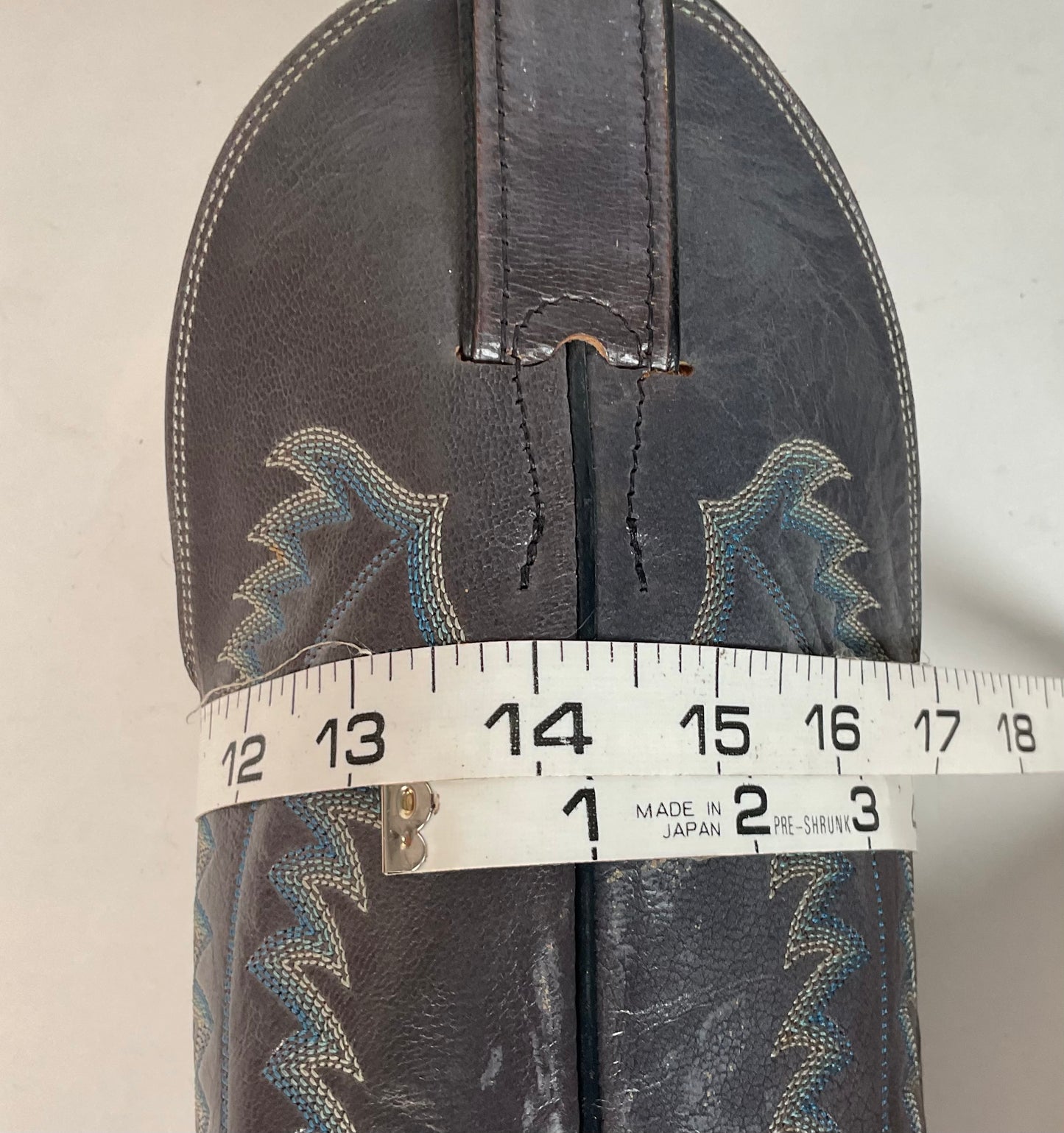 Vintage Justin Ostrich Quill Cowgirl Boots | USA Made | Royal Blue | Women’s 6.5 B