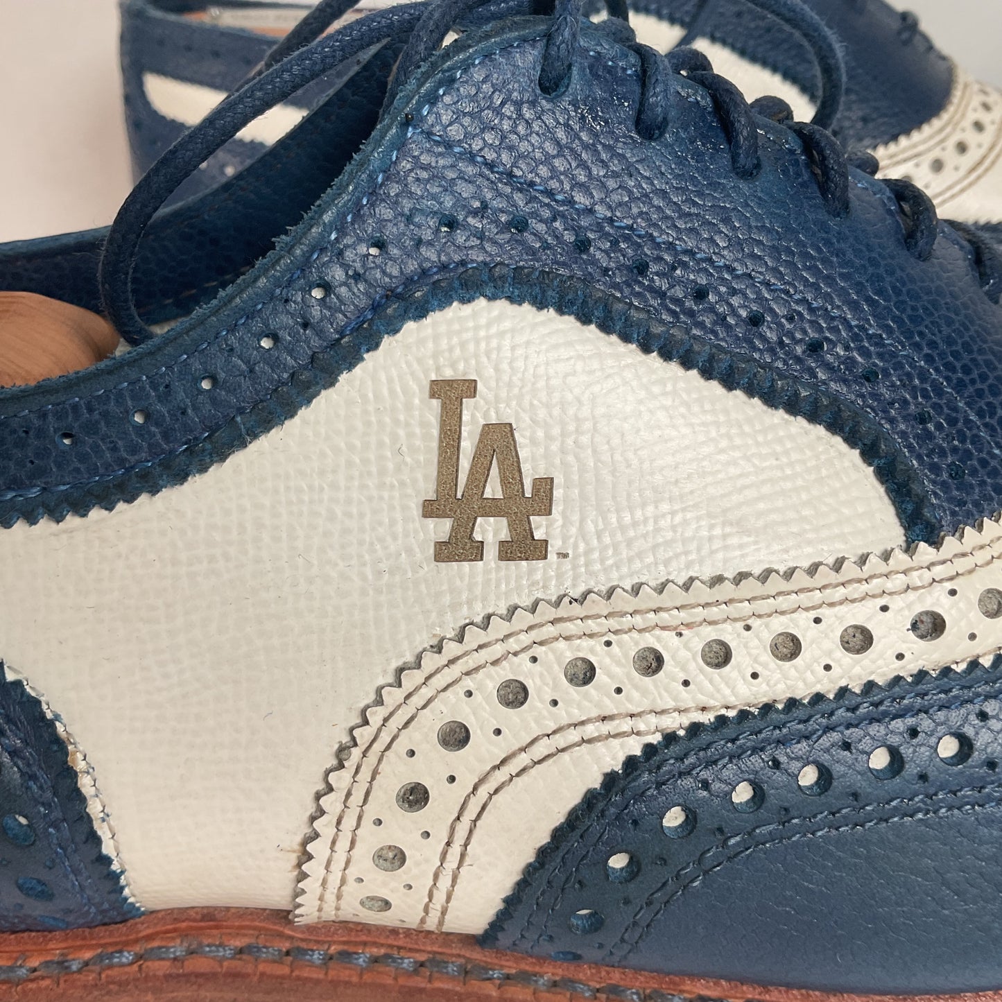 Allen Edmonds x Los Angeles Dodgers’ Oxford Shoes 12 Custom World Series MLB