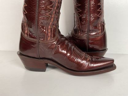 Lucchese 1883 Patent Leather Cowgirl Boots | USA Made | Women’s 6 B