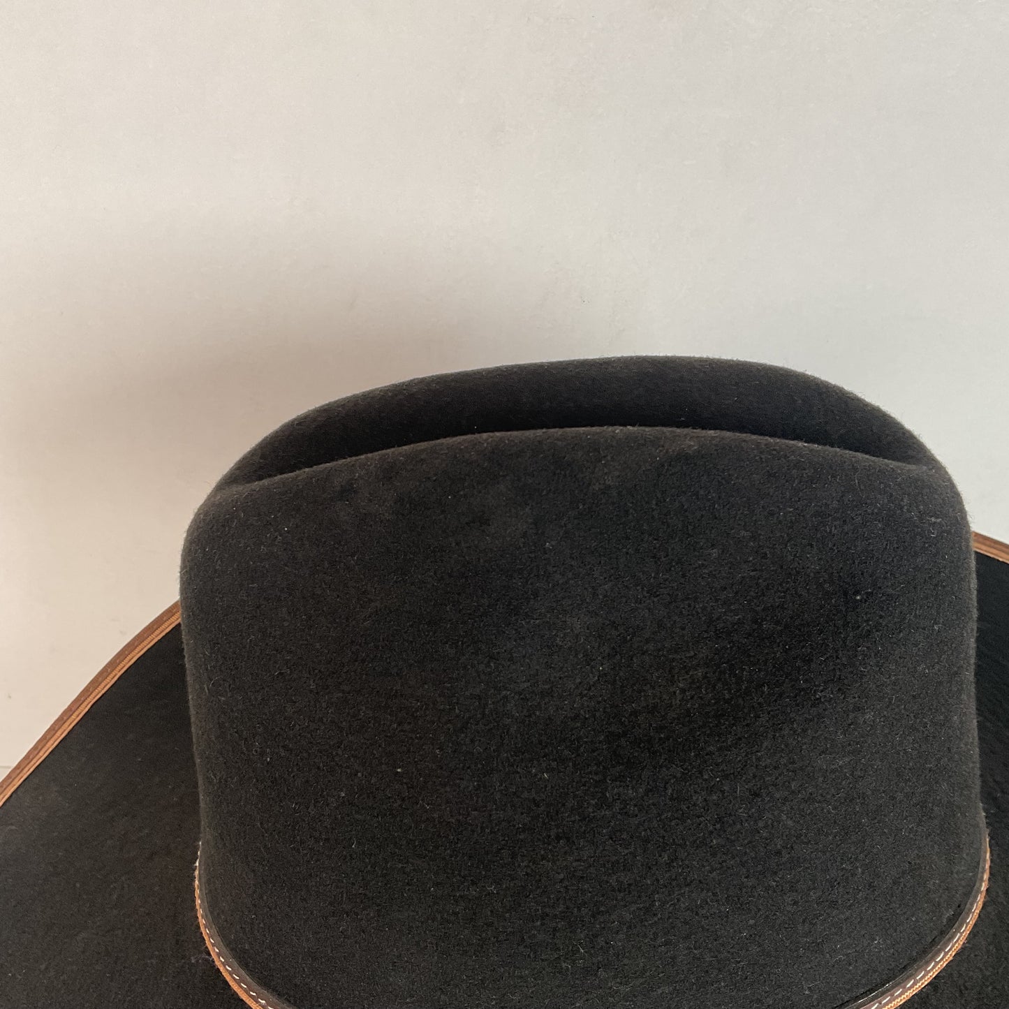 Vintage Stetson Cowboy Hat Black Felt XXX USA Made