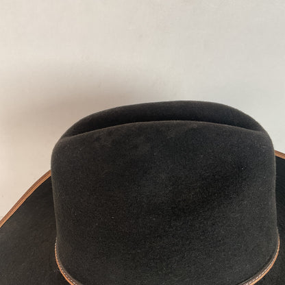 Vintage Stetson Cowboy Hat Black Felt XXX USA Made