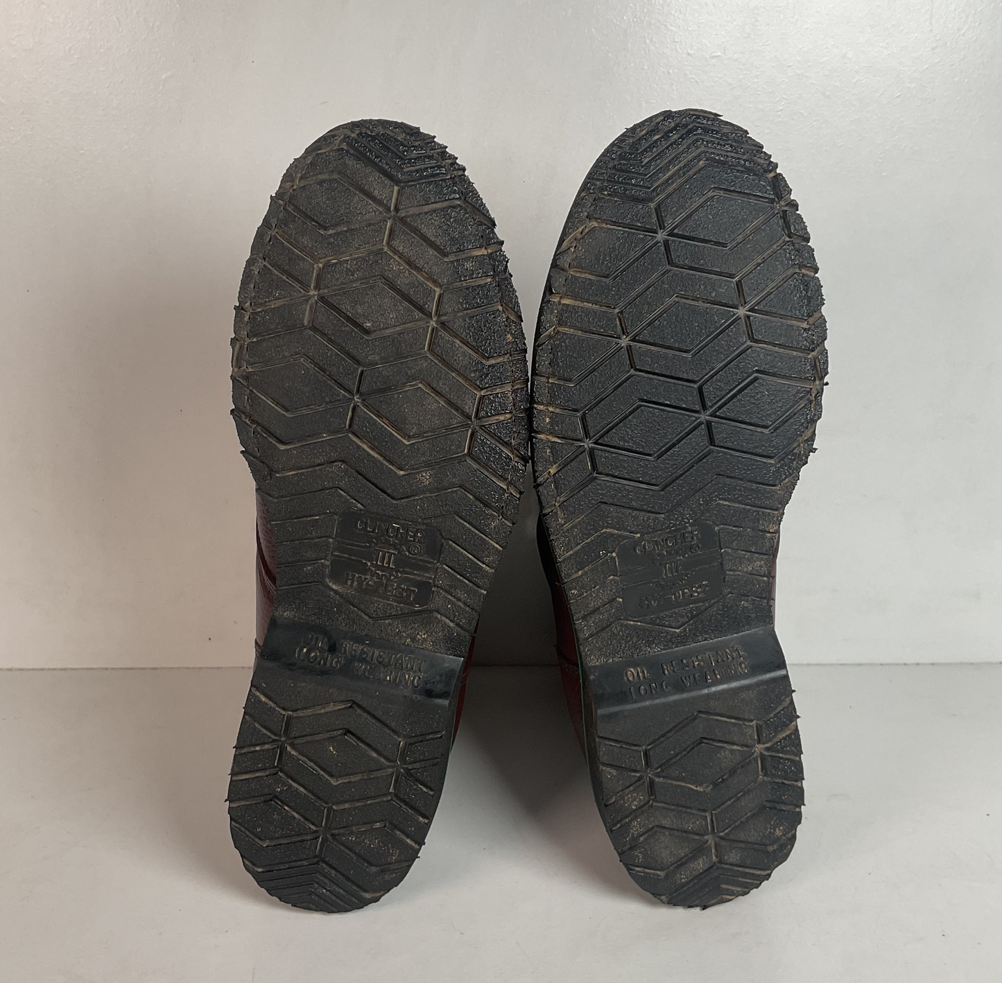 Vintage Wolverine Hy-Test Metatarsal Guard Boots 12 D Safety Toe USA Made