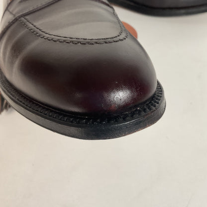 Alden New England Penny Loafer 11 AA Style 683 Burgundy Calf Skin