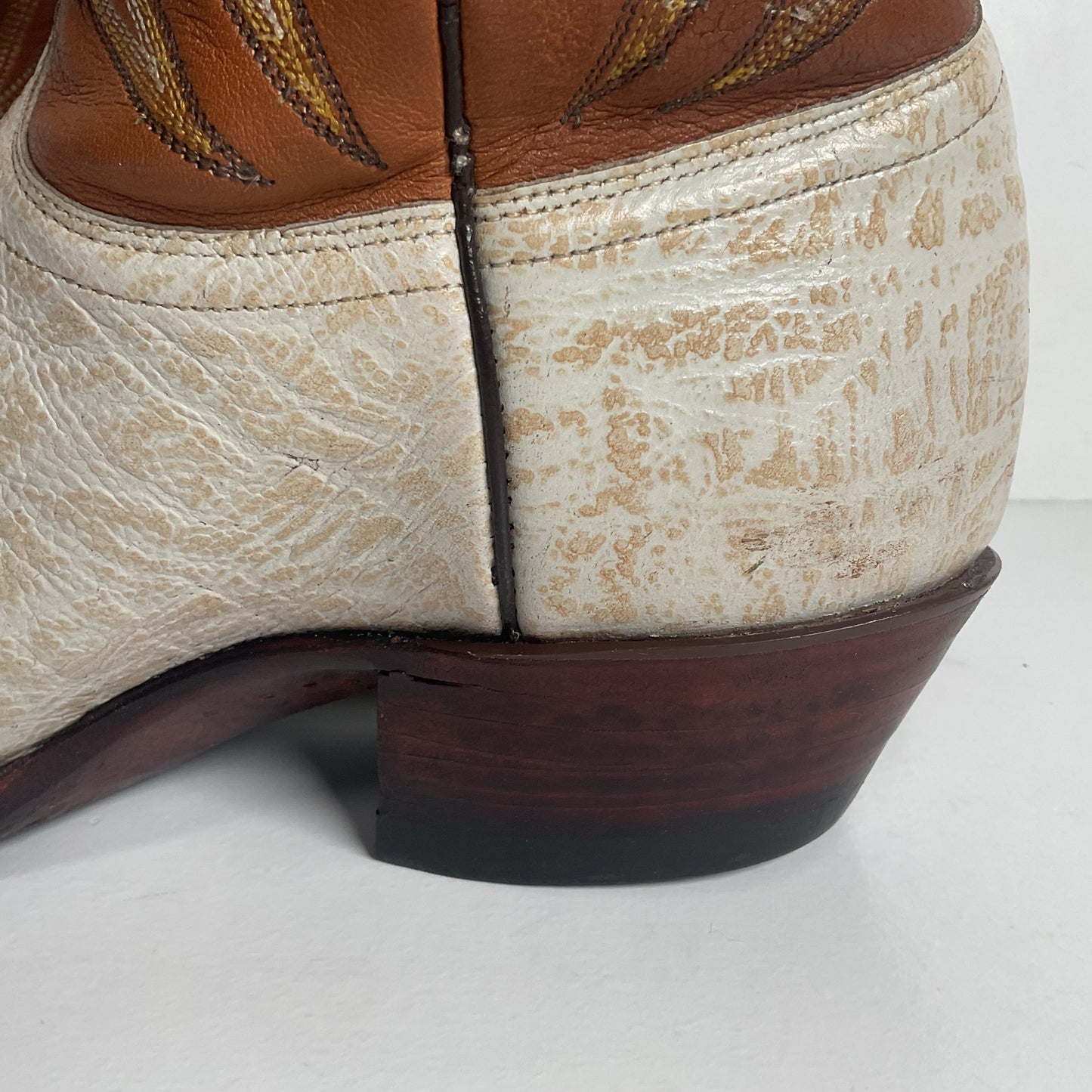 Vintage J. Chisholm Antelope Cowboy Boots | Exotic | USA Made | Men’s 9.5 D