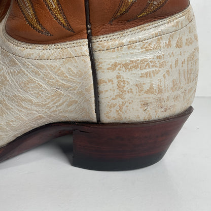 Vintage J. Chisholm Antelope Cowboy Boots | Exotic | USA Made | Men’s 9.5 D