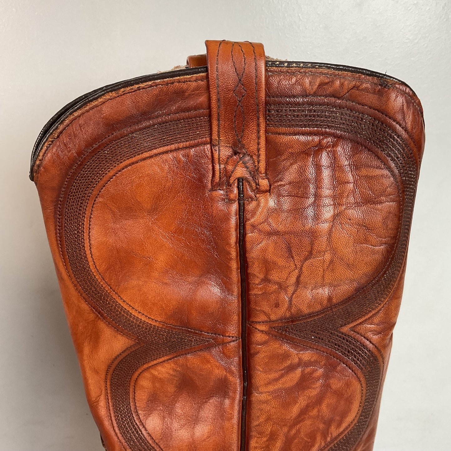 Vintage Dan Post French Toe Cowboy Boots | 1970s | 10.5 D