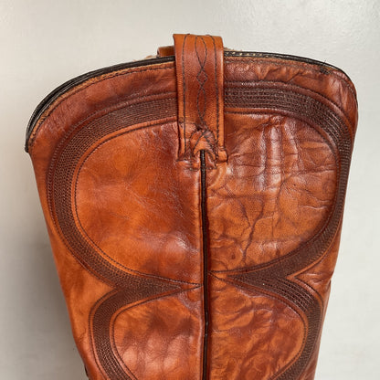 Vintage Dan Post French Toe Cowboy Boots | 1970s | 10.5 D
