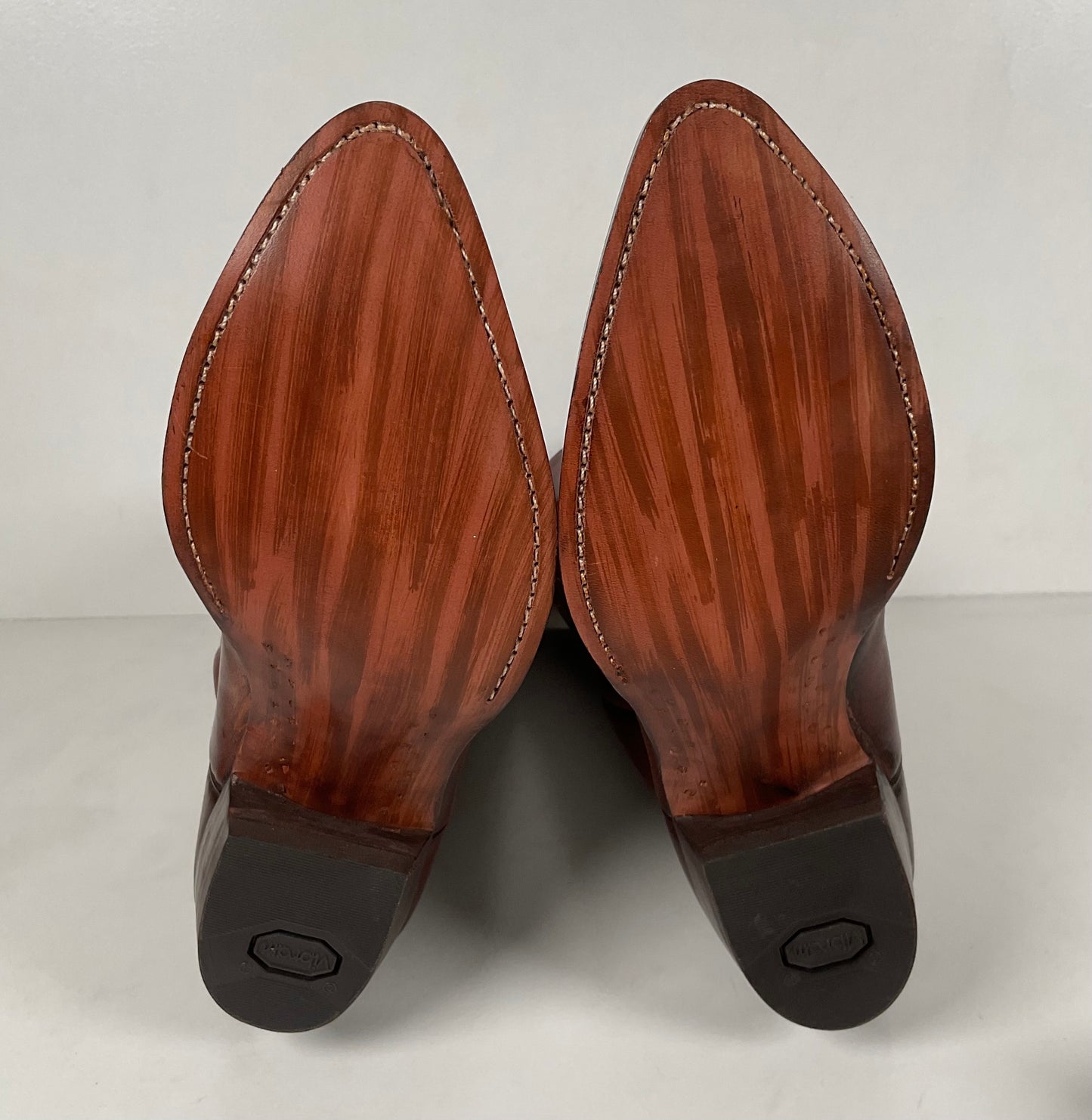 Vintage Lucchese Goat Skin Cowboy Boots | Lizard Inlay | Men’s 8.5 D