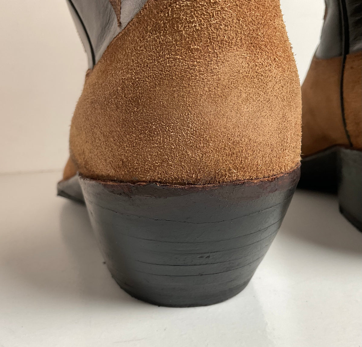 Little’s San Antonio Custom Cowboy Boots | Suede Rough Out | Men’s 11 D