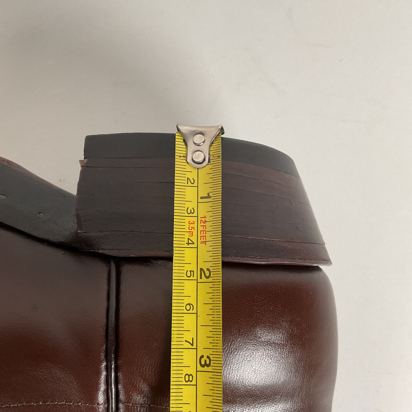Vintage Justin Cowboy Boots | Brown Calf | Tooled Inlays | USA Made | Men’s 10 D