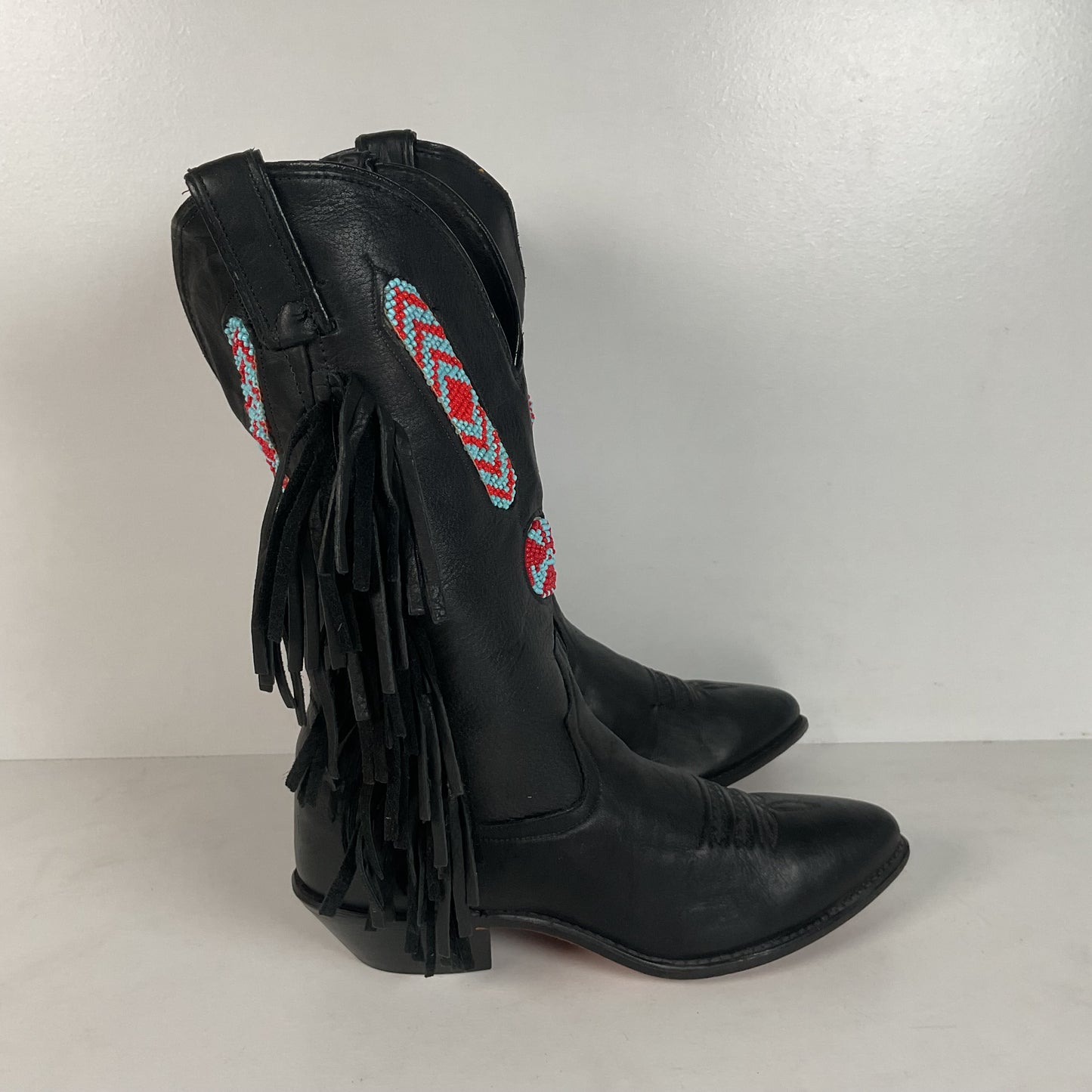 Dan Post for Code West Navajo Fringe Cowgirl Boots | USA Made | Women’s 7.5