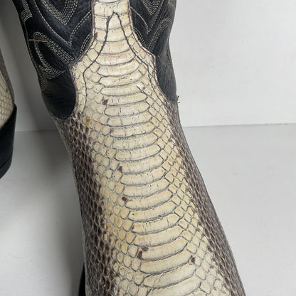 Vintage Tony Lama Water Snake Cowboy Boots | Snakeskin | Men’s 8.5 D