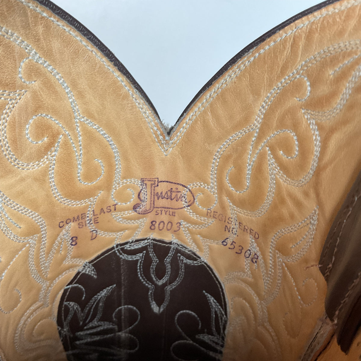 Vintage Justin Exotic Antelope Cowboy Boots | USA Made | Men’s 8 D