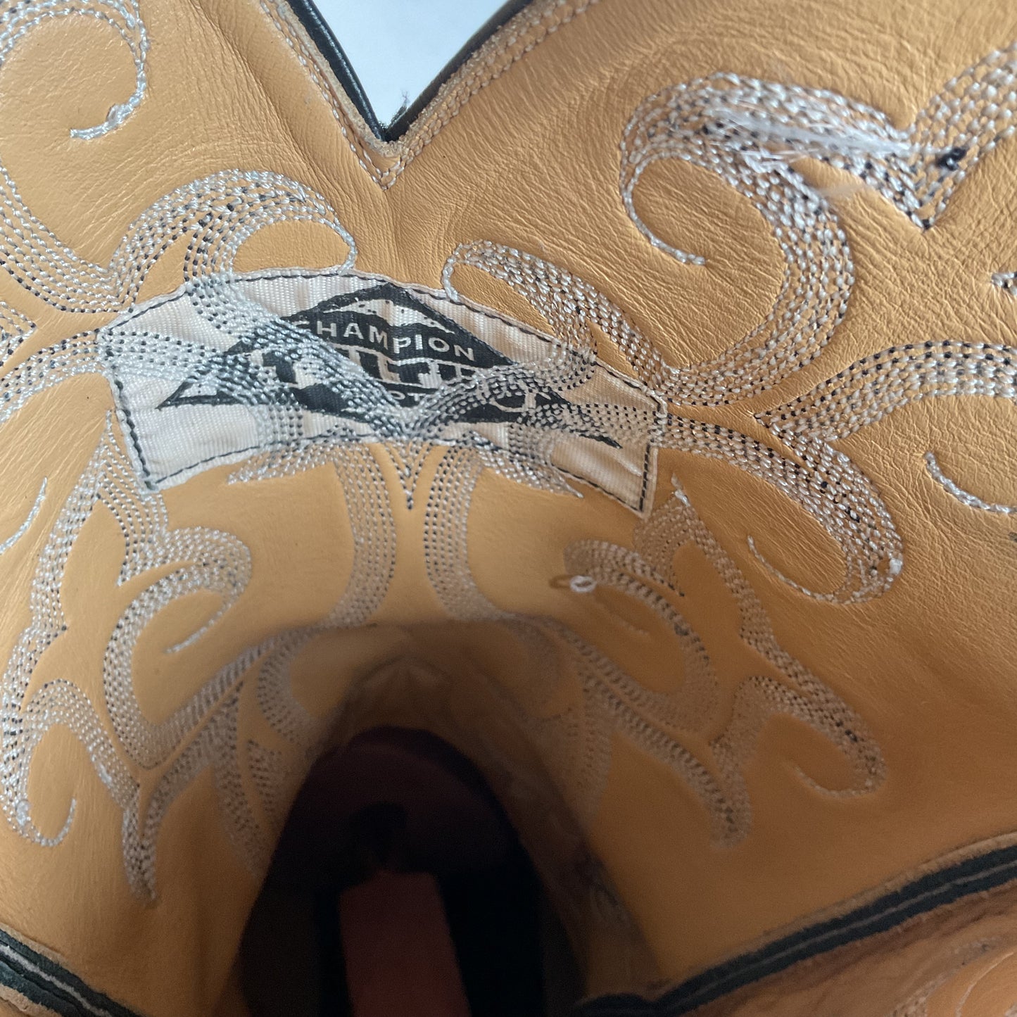 Caboots Lizard Roper Boots 9.5 E Champion Attitude Custom