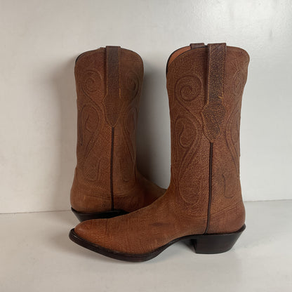 Black Jack Kangaroo Cowboy Boots — Exotic — Men’s 8 D